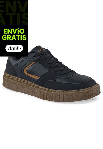 Tenis Urbanos Kidax Negro Croydon Para Hombre Croydon