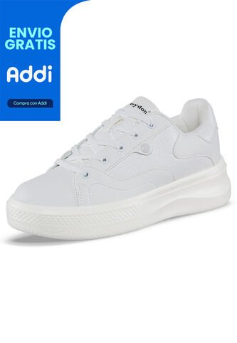 Tenis Urbanos Syntho Blanco Para Mujer Croydon Croydon