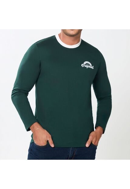 Camibuzo Danilo Verde Croydon Para Hombre