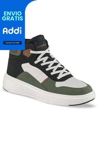 Tenis Urbanos Tixro Blanco-Negro Para Hombre Croydon Croydon