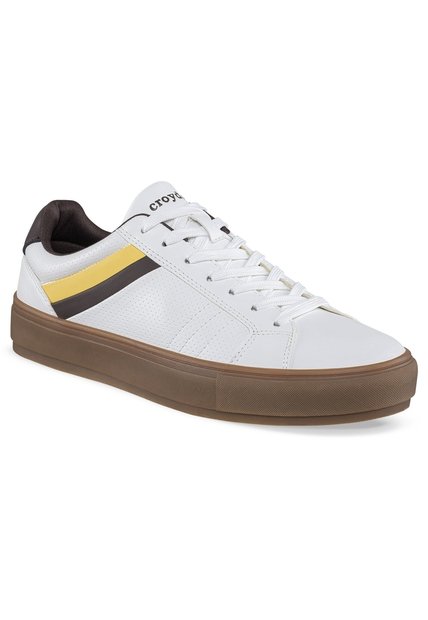 Tenis Casuales Mebar Blanco Croydon Para Hombre