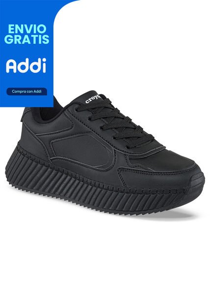 Tenis Urbanos Rixi Negro Para Mujer Croydon