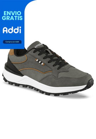 Tenis Urbanos Pehuf Gris Para Hombre Croydon Croydon