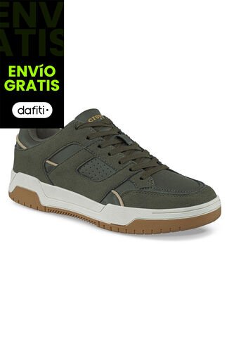 Tenis Urbanos Qabar Verde Osc Croydon Para Hombre Croydon