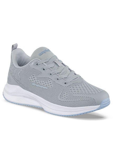 Tenis Running Ringy Gris-Azul Croydon Para Mujer