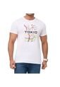 Camiseta Tokio Blanco Croydon Para Hombre de Croydon