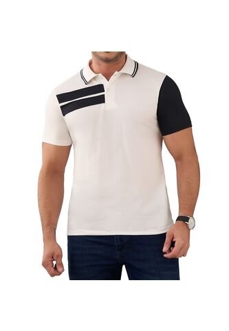 Camiseta Polo Alain Marfil Croydon Para Hombre Croydon