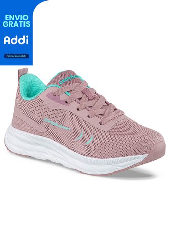 Tenis Running Glinor Rosa Para Niña Croydon Croydon