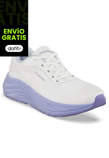 Tenis Running Wibo Blanco Croydon Para Mujer