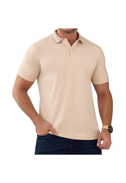 Camiseta Polo Pedro Beige Croydon Para Hombre