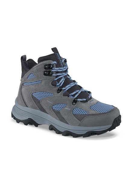 Botas Outdoor Giper Gris-Azul Para Mujer Croydon