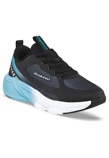 Tenis Running Caby Negro Croydon Para Niño