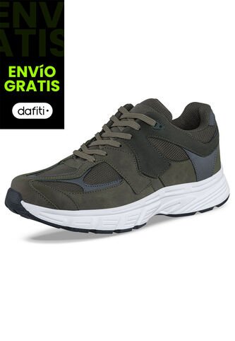 Tenis Urbanos Tyron Verde Militar Croydon Para Hombre Croydon