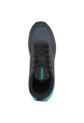 Tenis Running Caby Negro Croydon Para Niño
