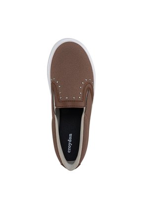 Tenis Casuales Cres Miel Croydon Para Mujer