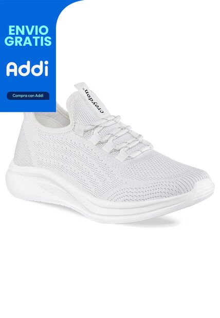 Tenis Running Snig Blanco Para Mujer Croydon