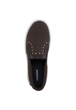 Tenis Casuales Cres Café Croydon Para Mujer