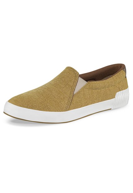 Tenis Casuales Sada Mostaza Croydon Para Mujer