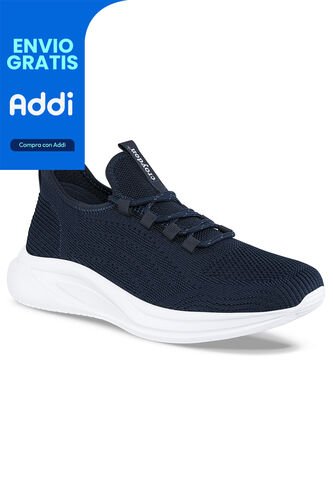 Tenis Running Kriv Azul Osc Para Hombre Croydon Croydon
