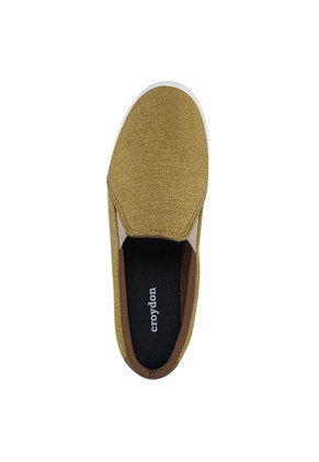 Tenis Casuales Sada Mostaza Croydon Para Mujer
