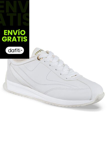Tenis Urbanos Zaffira Marfil Croydon Para Mujer