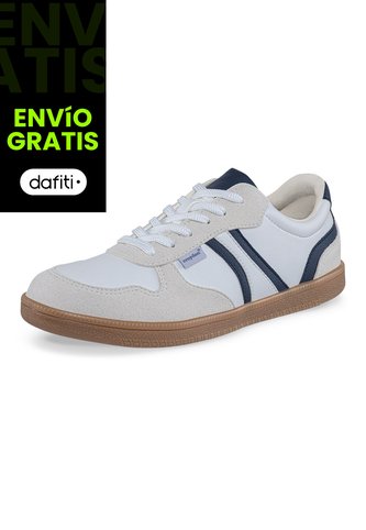 Tenis Urbanos Anteros Blanco-Azul Croydon Para Hombre Croydon