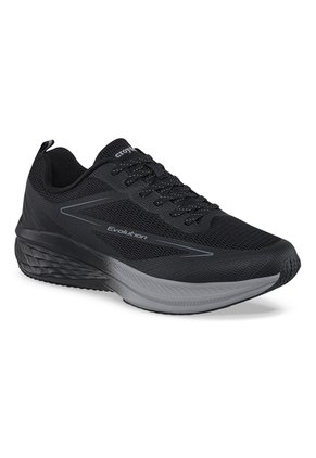 Tenis Running Zanirae Negro-Gris Croydon Para Hombre