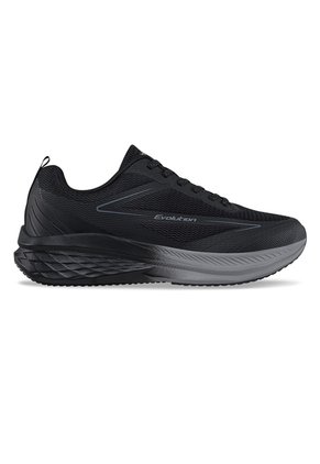 Tenis Running Zanirae Negro-Gris Croydon Para Hombre