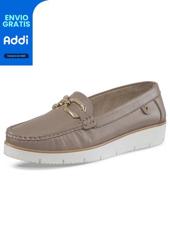 Mocasines Adelvina Taupe Para Mujer Croydon Croydon