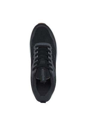Tenis Running Zenox Negro-Gris Croydon Para Hombre