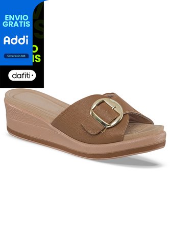 Sandalias Tacón Layna Café Para Mujer Croydon Croydon