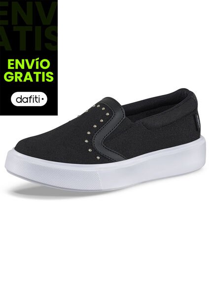 Tenis Casuales Cres Negro Croydon Para Mujer