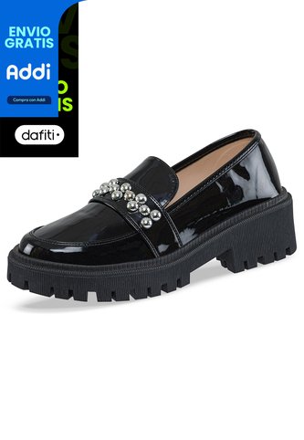 Mocasines Fannie Negro Para Mujer Croydon Croydon