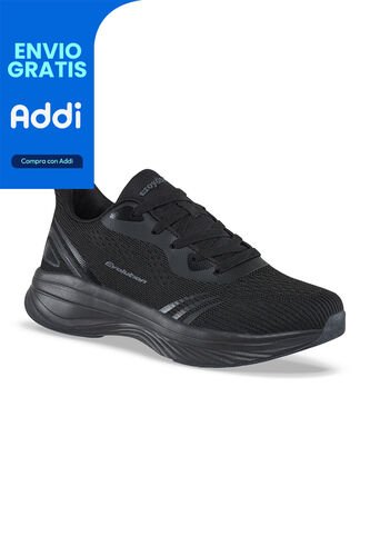Tenis Running Blize Negro-Negro Para Hombre Croydon Croydon