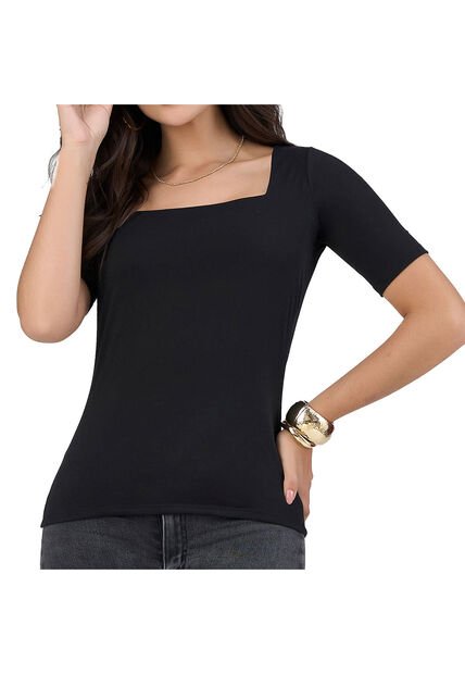 Blusa Andy Negro Croydon Para Mujer