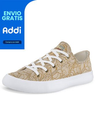 Zapatos Nasira Bajo Beige Para Mujer Croydon Croydon
