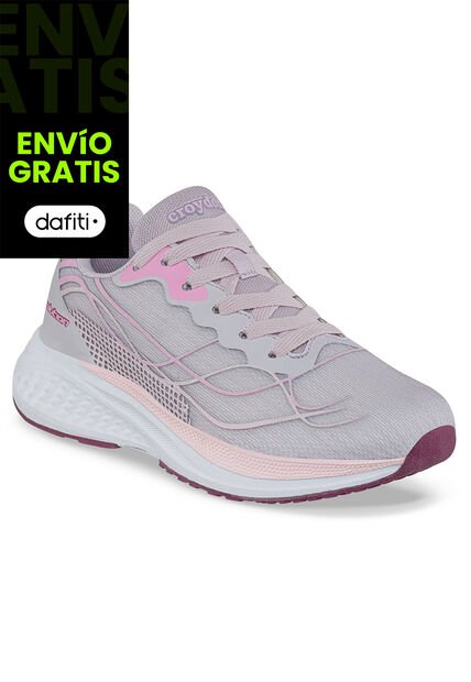 Tenis Running Zuni Palo Rosa Croydon Para Niño