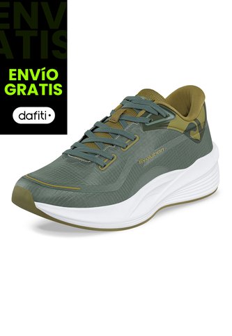 Tenis Running Wihop Gris-Café Croydon Para Hombre Croydon