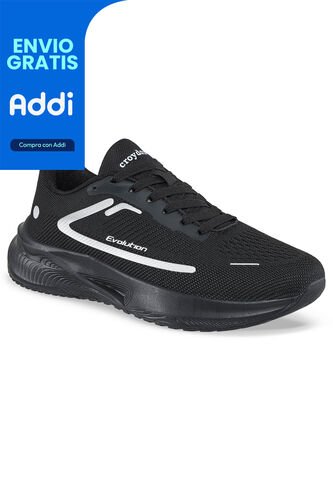 Tenis Running Bivix Negro-Negro Para Hombre Croydon Croydon