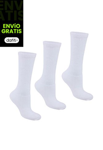 Medias Acanaladas Blanco Para Mujer Croydon Croydon