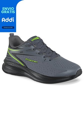 Tenis Running Zada Gris Osc Para Hombre Croydon Croydon