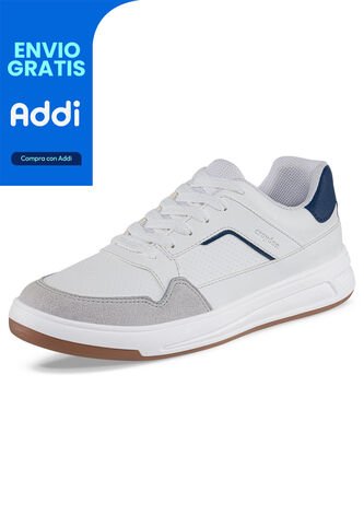 Tenis Urbanos Tabio Blanco-Azul Para Hombre Croydon Croydon