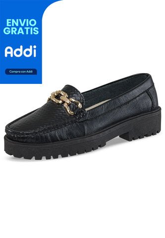 Mocasines Trina Negro Para Mujer Croydon Croydon