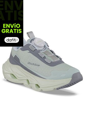 Tenis Running Graw Verde-Gris Croydon Para Niña Croydon