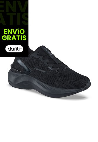 Tenis Running Kadax Negro-Negro Croydon Para Mujer Croydon