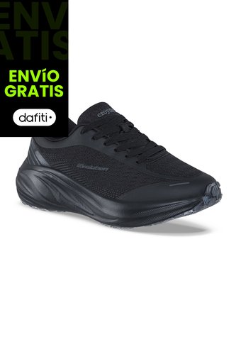 Tenis Running Wizod Negro-Negro Croydon Para Mujer Croydon