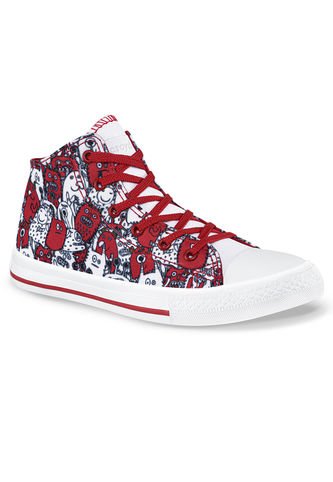 Tenis Nexdor Alto Rojo Para Niño Croydon Croydon