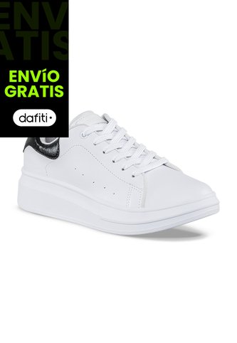 Tenis Urbanos Euforia Blanco-Negro Croydon Para Mujer Croydon