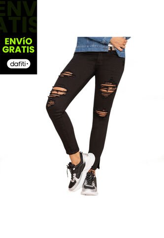 Jean Stay Negro Para Hombre Croydon Croydon