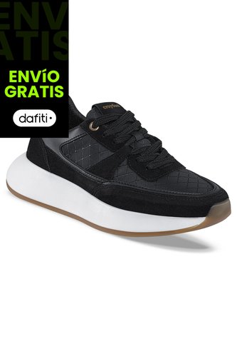 Tenis Urbanos Xanthee Negro Croydon Para Mujer Croydon